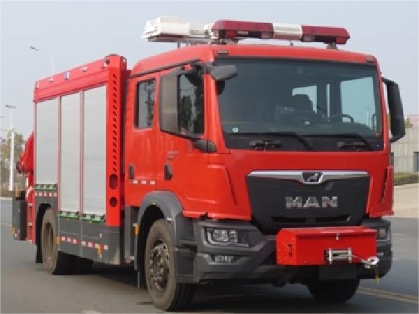 德國(guó)曼搶險(xiǎn)救援消防車(chē)
